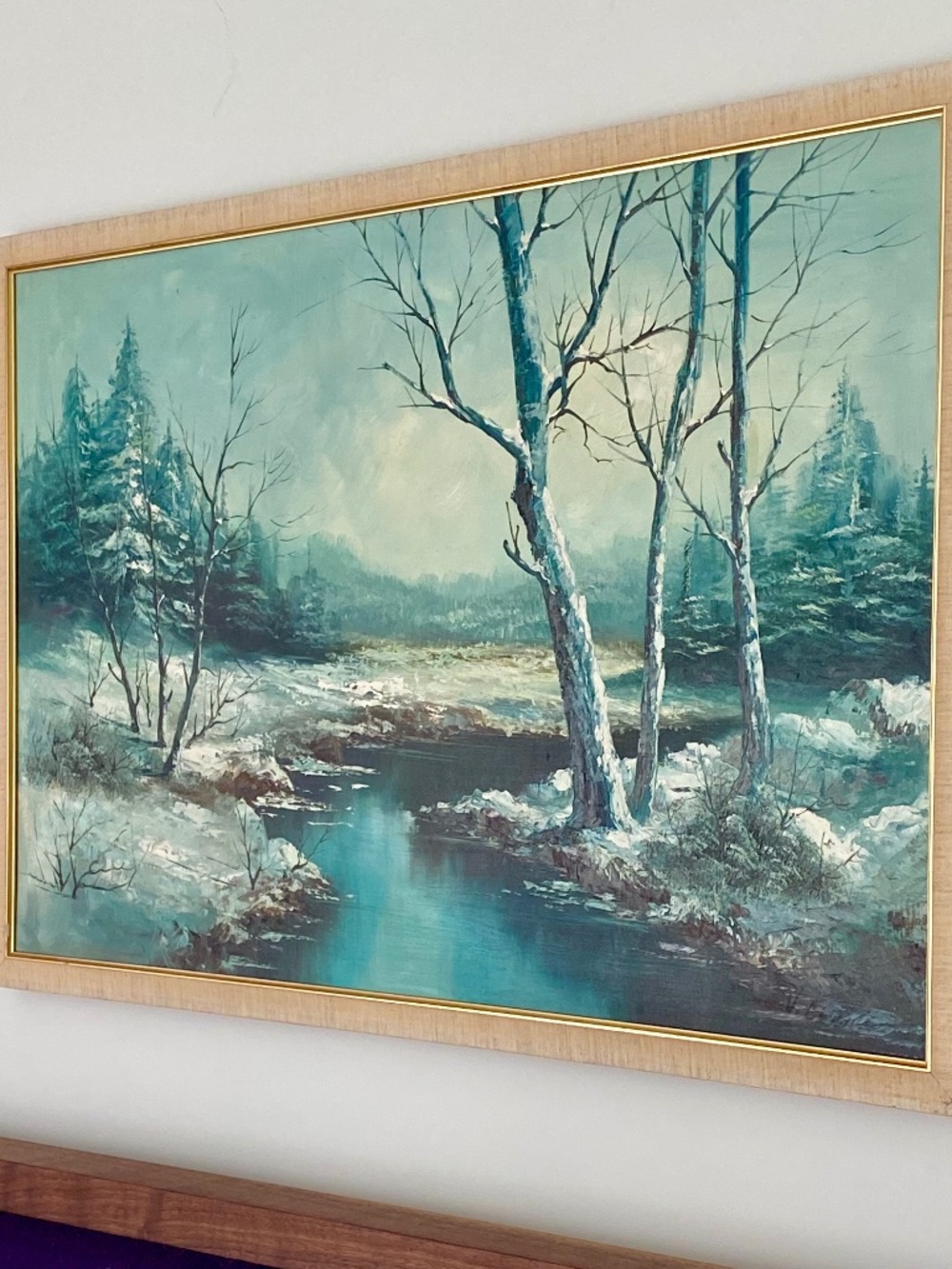 Original Oil Painting Midcentury LARGE - Phillip Cantrell